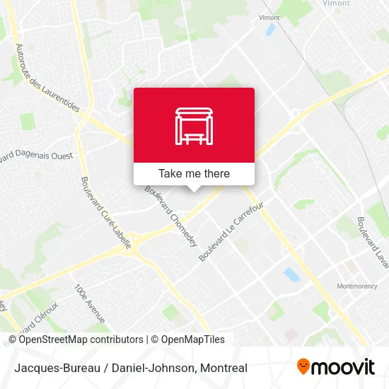 Jacques-Bureau / Daniel-Johnson map