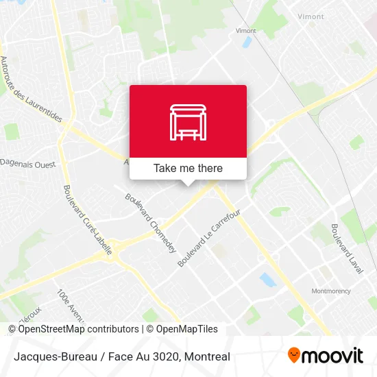 Jacques-Bureau / Face Au 3020 map