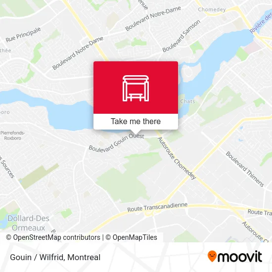 Gouin / Wilfrid map