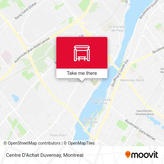 Centre D'Achat Duvernay map