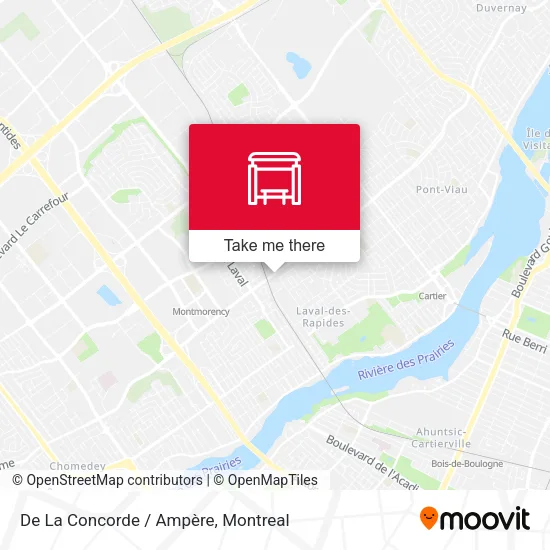 De La Concorde / Ampère map