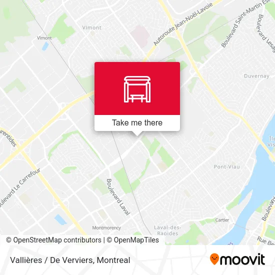 Vallières / De Verviers map