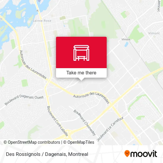 Des Rossignols / Dagenais map