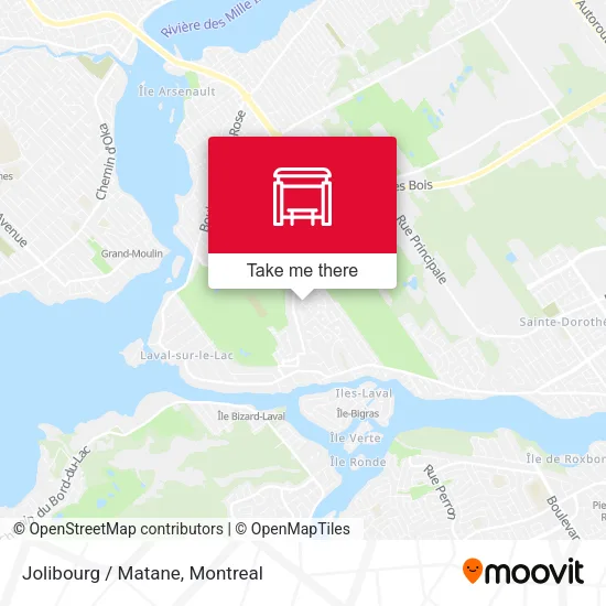 Jolibourg / Matane map