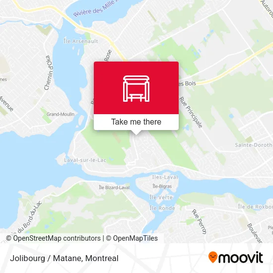 Jolibourg / Matane map