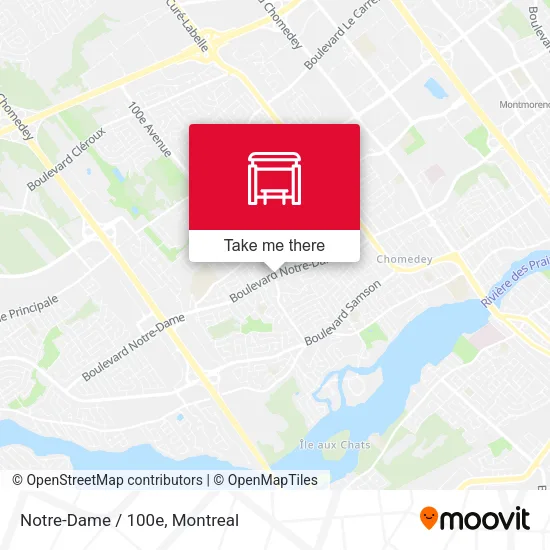 Notre-Dame / 100e map