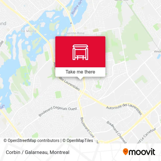 Corbin / Galarneau map