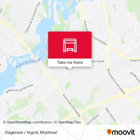 Dagenais / Ingrid map