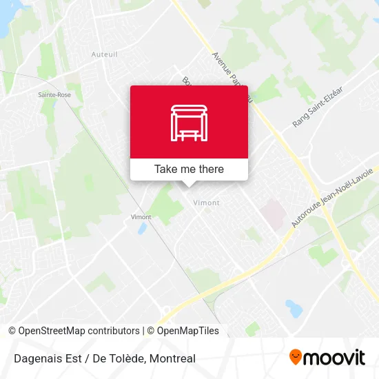 Dagenais Est / De Tolède map