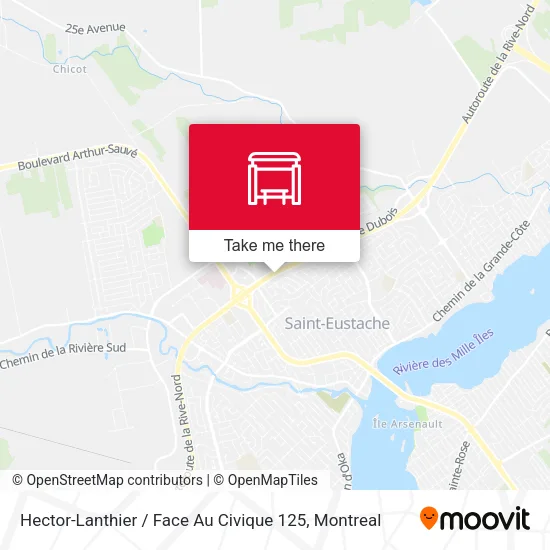 Hector-Lanthier / Face Au Civique 125 map