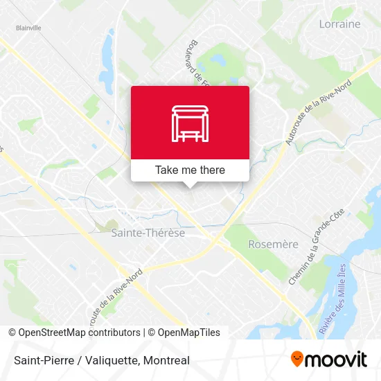 Saint-Pierre / Valiquette map