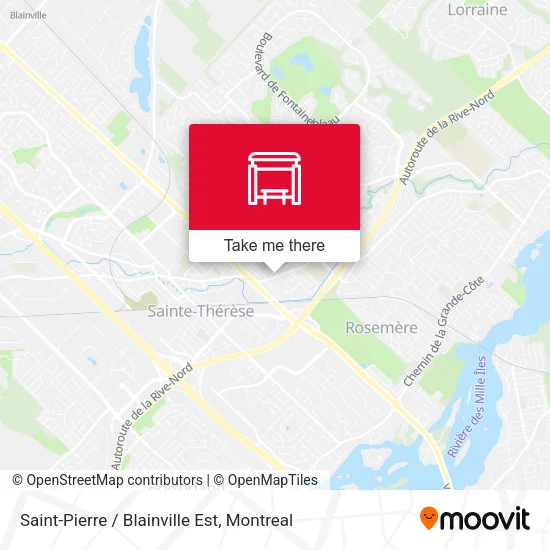 Saint-Pierre / Blainville Est map