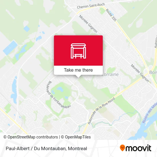 Paul-Albert / Du Montauban map