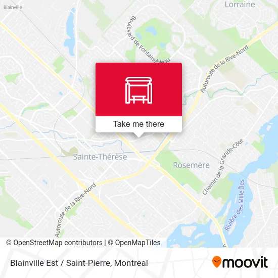 Blainville Est / Saint-Pierre map