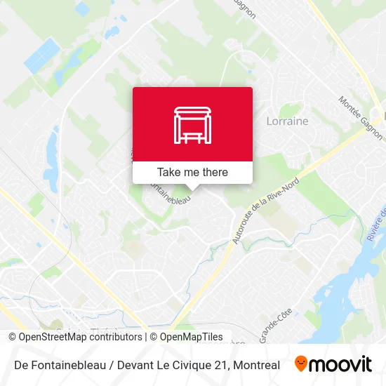 De Fontainebleau / Devant Le Civique 21 map