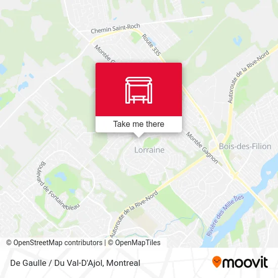 De Gaulle / Du Val-D'Ajol map