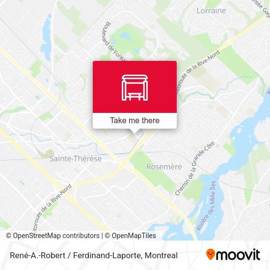 René-A.-Robert / Ferdinand-Laporte map