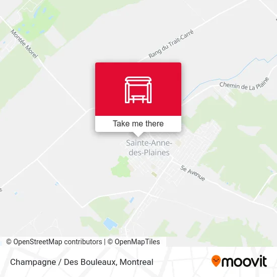 Champagne / Des Bouleaux map