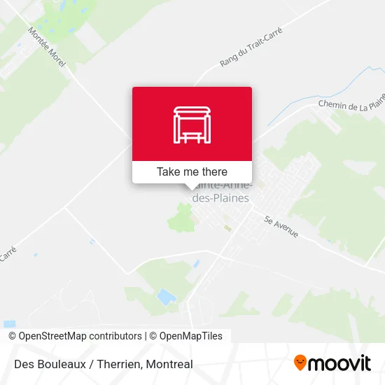 Des Bouleaux / Therrien map