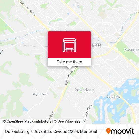 Du Faubourg / Devant Le Civique 2254 map