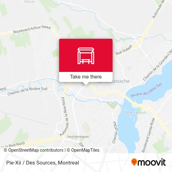 Pie-Xii / Des Sources map