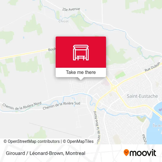 Girouard / Léonard-Brown map