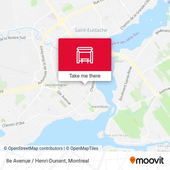 8e Avenue / Henri-Dunant map