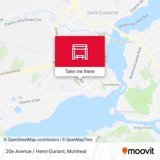 20e Avenue / Henri-Dunant map