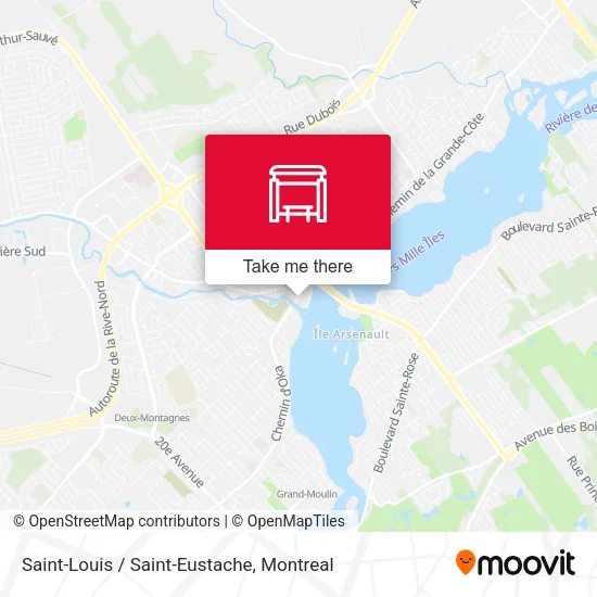 Saint-Louis / Saint-Eustache map