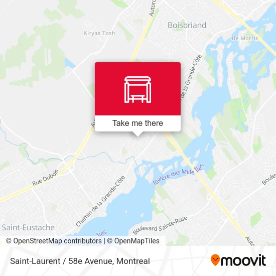 Saint-Laurent / 58e Avenue map