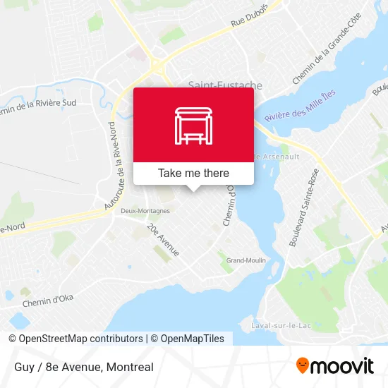Guy / 8e Avenue map