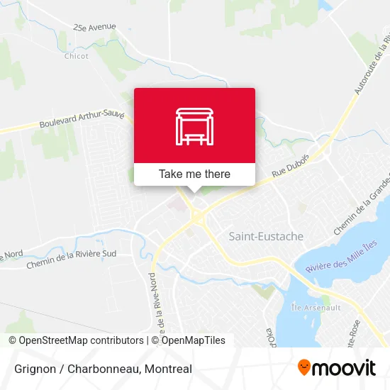 Grignon / Charbonneau map
