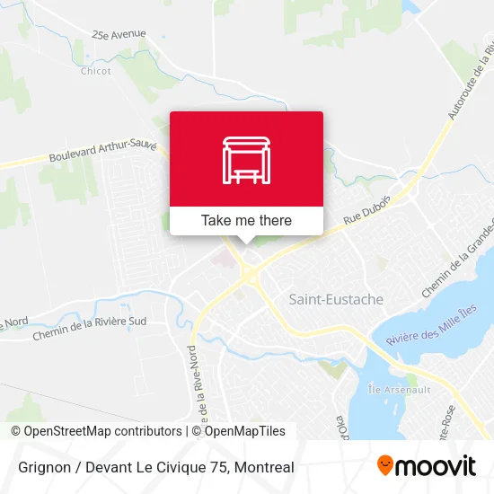 Grignon / Devant Le Civique 75 map