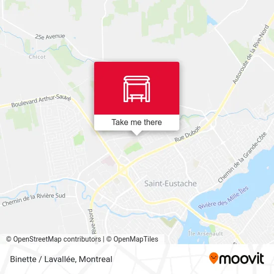 Binette / Lavallée map