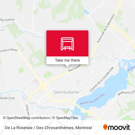 De La Roseraie / Des Chrysanthèmes map