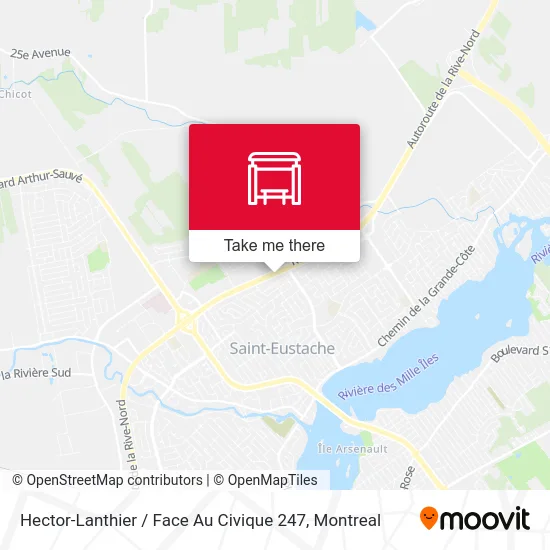 Hector-Lanthier / Face Au Civique 247 map