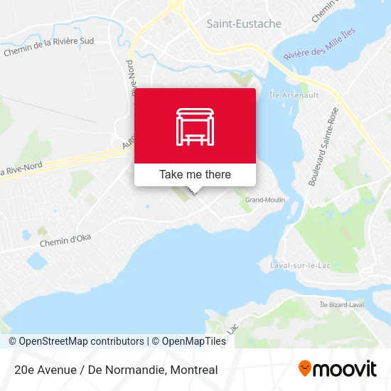 20e Avenue / De Normandie map