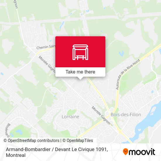 Armand-Bombardier / Devant Le Civique 1091 map