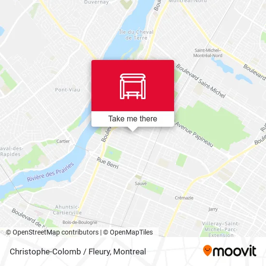 Christophe-Colomb / Fleury map