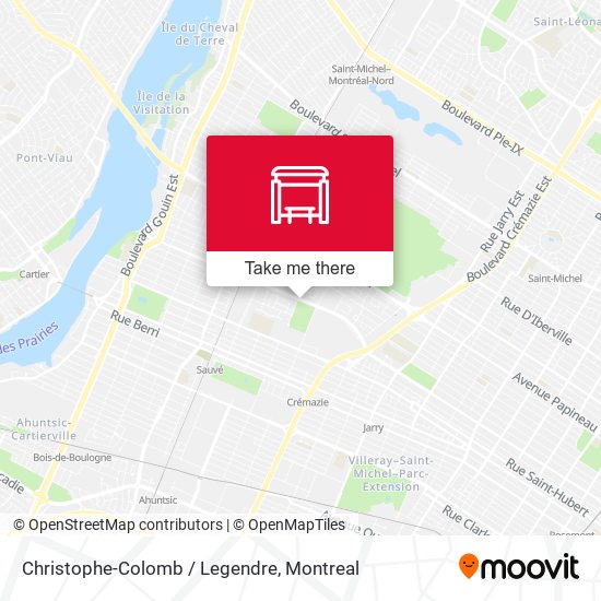 Christophe-Colomb / Legendre map