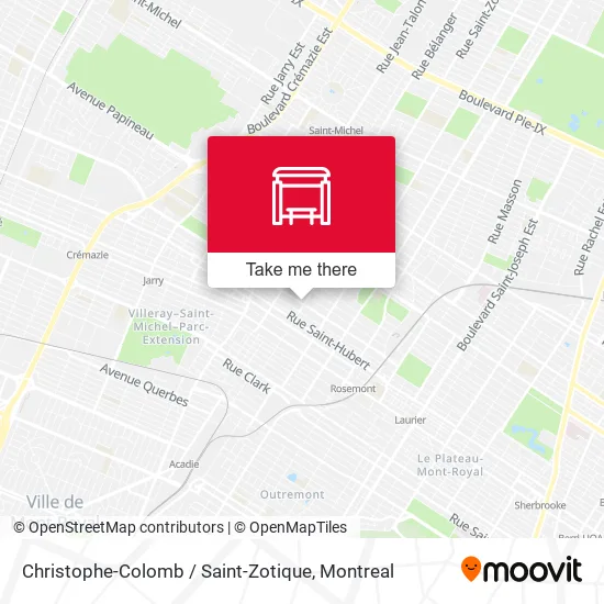 Christophe-Colomb / Saint-Zotique map