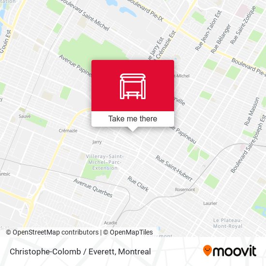 Christophe-Colomb / Everett map