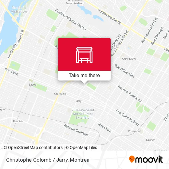 Christophe-Colomb / Jarry map