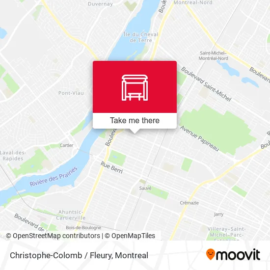 Christophe-Colomb / Fleury map