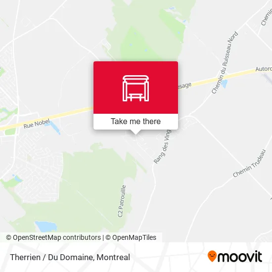 Therrien / Du Domaine map
