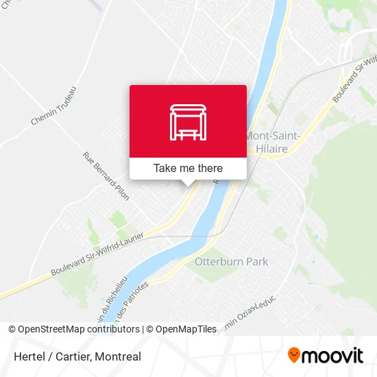 Hertel / Cartier map