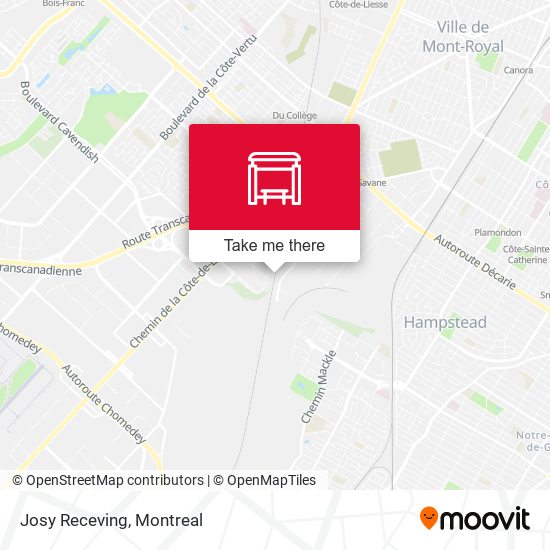 Josy Receving map