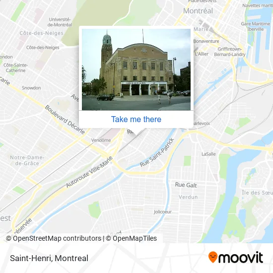Saint-Henri map