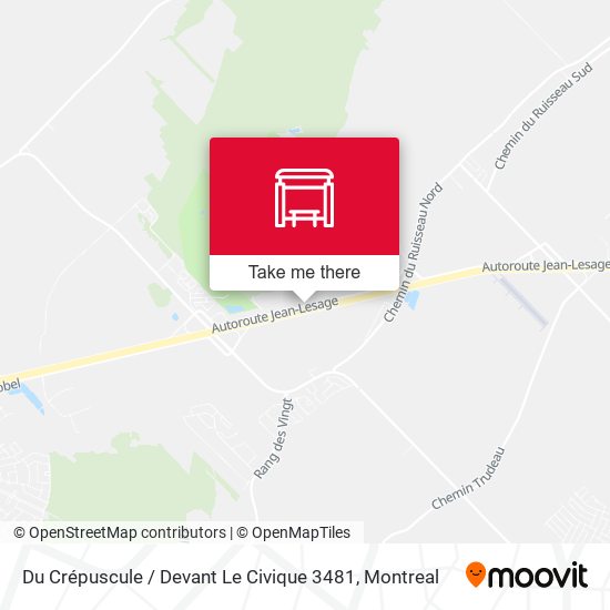 Du Crépuscule / Devant Le Civique 3481 map