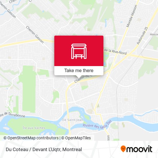 Du Coteau / Devant L'Uqtr map